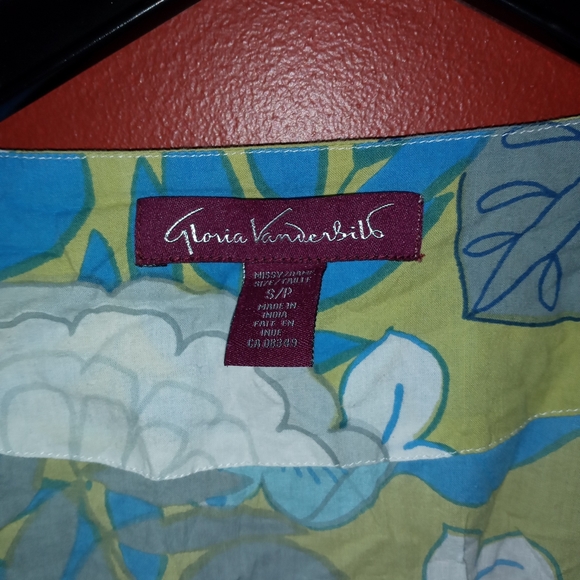Gloria Vanderbilt Shirt Sz Small - Picture 3 of 4